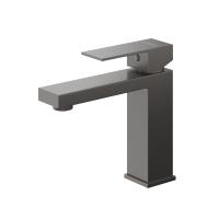 Смеситель для раковины с донным клапаном SLIDER-LS-GM оружейная сталь   Cezares