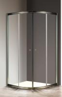 Душевой уголок радиальный, R-550.  GIUBILEO-R-2-90-SCORREVOLE-C-Br  900x900x1950 Cezares