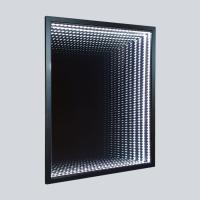 Зеркало LED VLM-2M600B, 600x800 c сенсорным выключателем и диммером, черное, , шт Vincea