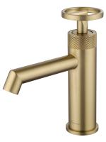 Смеситель для раковины WONZON & WOGHAND, Брашированное золото (WW-H1065-BG)