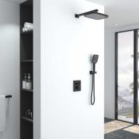 Душевой комплект встраиваемый, двухрежимный  цвет черный VSFW-321MT1MB VINCEA