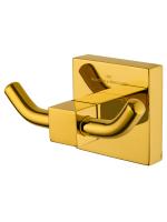 Двойной крючок для ванной WONZON & WOGHAND POLO, Темное золото (WW-8925-DG)