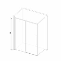 Душевой уголок RGW SV-42-1B (SV-12B + Z-060-2B) прямоугольный  100* 90*195 323242109-014 профиль Чёрный стекло Прозрачное 6 мм RGW