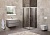 Душевой уголок квадратный  UNIQUE-A-2-75/90-C-Cr (750-900)x(750-900)x1900 BelBagno